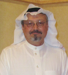 העיתונאי הסעודי העיתונאי ג'מאל ח'שוקג'י (Alfagih, ויקיפדיה בערבית)