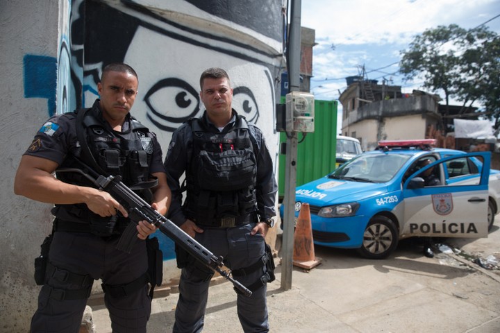 שוטרים בברזיל. הנשיא הנבחר בולסונרו הביע תמיכה בהחזרת העינויים (צילום: נתי שוחט / פלאש 90)