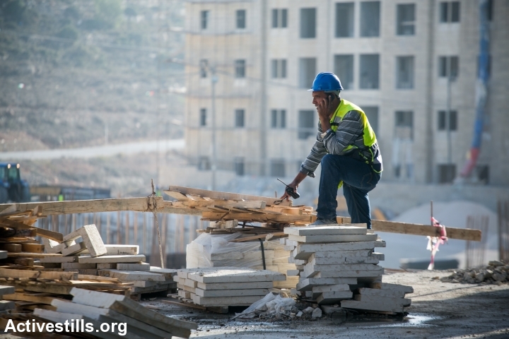 עבודה ערבית. בנייה ברוואבי (יותם רונן / אקטיבסטילס)