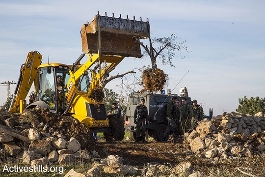  עבודות לקראת סלילת כביש "עוקף נבי אליאס" (קרן מנור/אקטיבסטילס)
