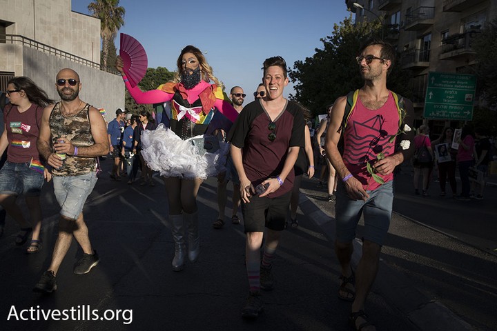 מצעד הגאווה בירושלים, 3 באוגוסט 2017 (אורן זיו/אקטיבסטילס)