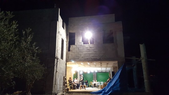 ביתו של עבדאללה ג'זמאווי שעומד בסכנת הריסה (יואב חיפאווי)