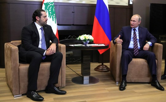 שובה של המלחמה הקרה? ראש הממשלה המתפטר של לבנון סעד חרירי בפגישה עם נשיא רוסיה ולדימיר פוטין (צילום: הקרמלין)