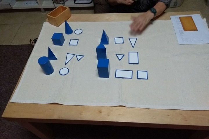 עזרי הוראה שממחישים מושגים בגיאומטריה (צילום: הדר קאופמן)