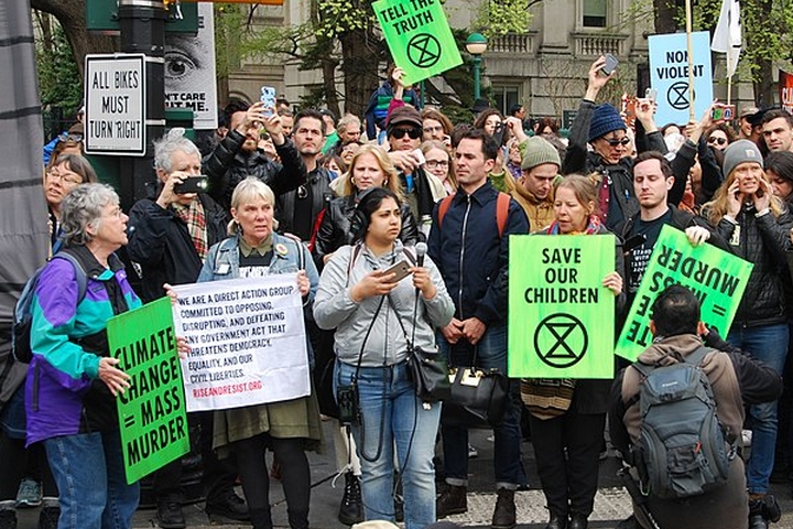 הפגנה למען האקלים בניו יורק (צילום: Felton Davis)