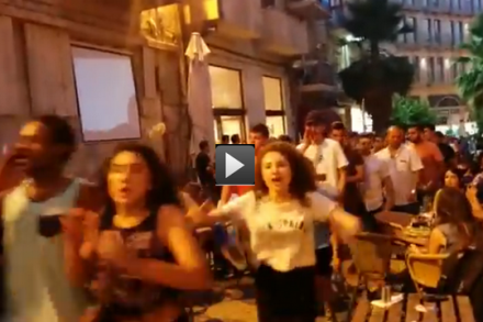 הפגנת מוות ערבים בירושלים (צילום מסך מיו-טיוב)