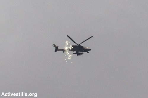 חיל האוויר תוקף בעזה. 14 ביולי 2014 (צילום: יותם רונן/אקטיבסטילס)