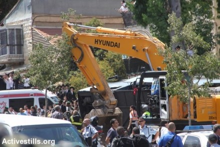 זירת פיגוע הדריסה בירושלים (פיאז אבו-רמלה / אקטיבסטילס)