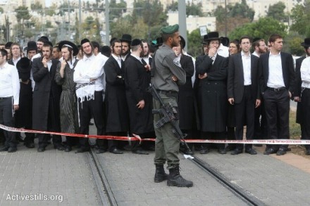 זירת פיגוע הדריסה בשייח' ג'ראח (אורן זיו / אקטיבסטילס)