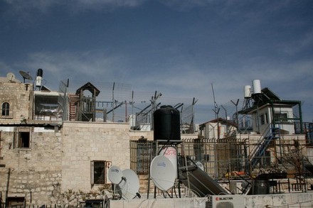 התנחלות בעיר העתיקה בירושלים (צילום: David Jones, פליקר CC BY-NC 2.0)