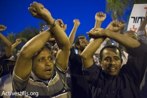 נגד אפליה: מאות יוצאי אתיופיה הפגינו באשקלון ובאר שבע