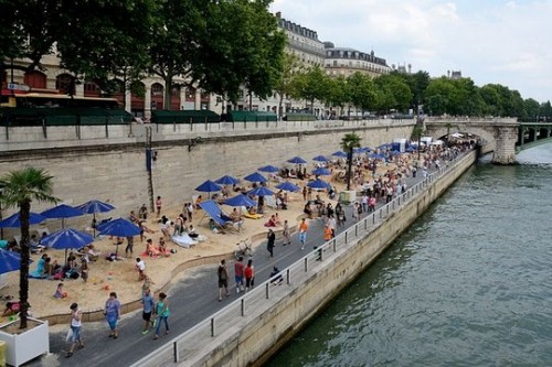 אירועי Paris Plage 2013 (צילום: ויקמדיה Peter Haas / CC-BY-SA-3.0)