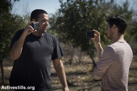 עופר אוחנה מול פעילי שוברים שתיקה, חברון (אורן זיו / אקטיבסטילס)
