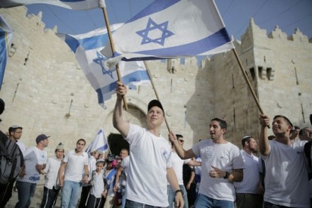 מצעד הדגלים 2016 בשער שכם (יותם רונן / אקטיבסטילס)