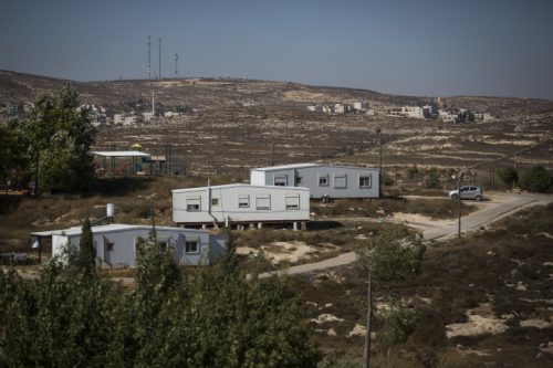 . הבתים לקראת פינוי, עמונה (הדס פרוש / פלאש90)