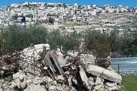 הריסות הבתים בשכונת סילוואן במזרח ירושלים (צילום: סהר ורדי, פרי ג'רוזלם)