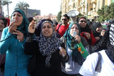 יום האשה במצרים, מרץ 2011. (צילום: אל ג'זירה אנגלית, פליקר CC BY-SA 2.0)