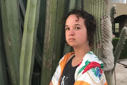 "איני יכולה לקחת חלק בצבא שמדכא ומפר את זכויות האדם הבסיסיות של אחיי ואחיותיי הפלסטינים", סרבנית הצפון מאיה ברנד-פיגנבאום (צילום: עידו רמון/מסרבות)